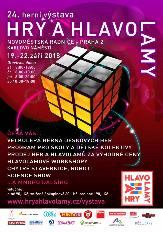 Budeme na výstavě Her a hlavolamů v Praze