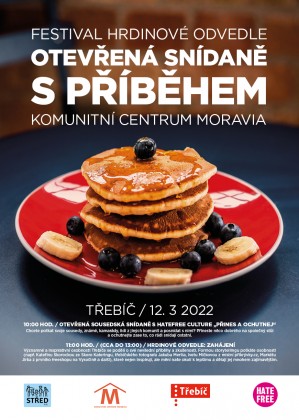 Snídaně v Komunitním centru Moravia Třebíč